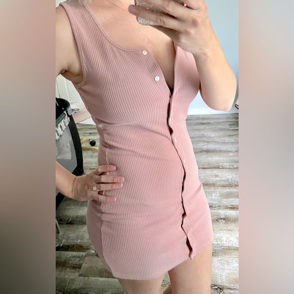 Pink Lily Tank Dress